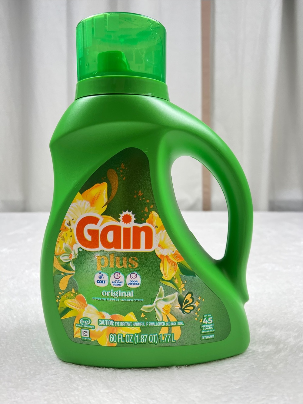 Gain Plus Original Liquid Laundry Detergent 60 oz New Sealed